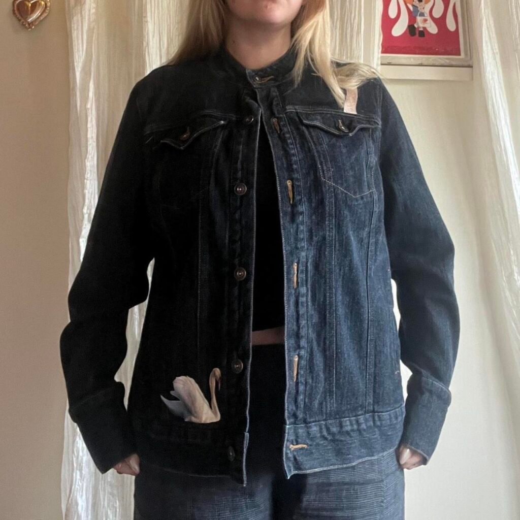 Swan Denim Jacket